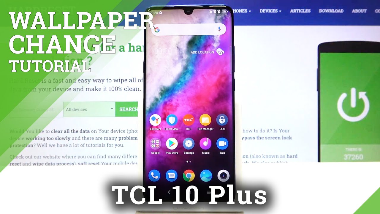 How to Change Wallpaper on TCL 10 Plus – Home Screen Update