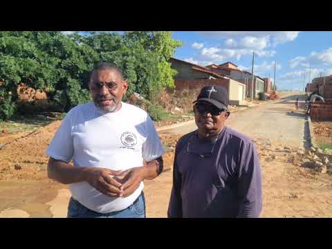 Moradores do loteamento do Zé Almir, bairro bela vista Uruçuí-Piauí, pedem recuperação do calçamento