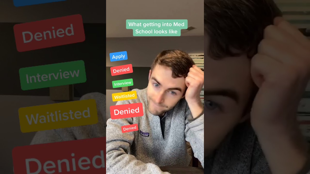 What getting into med school ACTUALLY looks like #premed #medschool #shorts