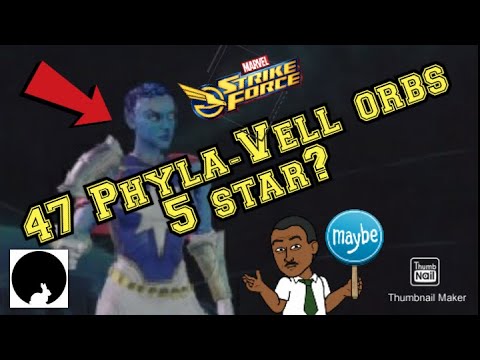 Phyla-Vell Orb Opening Marvel Strike Force.
