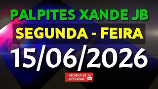 PALPITE DIA 15/06/2026 | JOGO DO BICHO TODAS AS LOTERIAS 