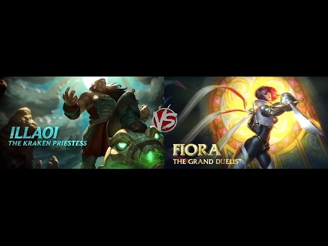 League Of Legends - GypsyDanger454 - Illaoi VS Fiora Top Lane S6.14