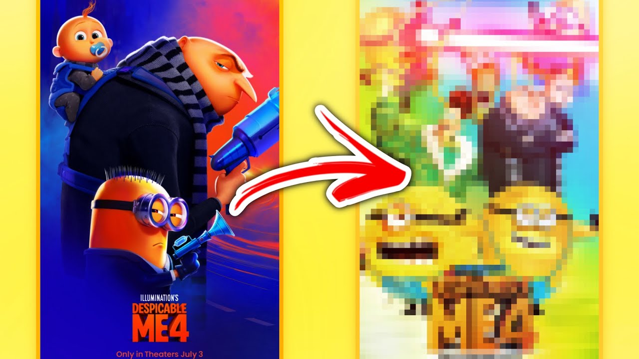 I Made the DESPICABLE ME 4 Movie Poster EVEN BETTER!!