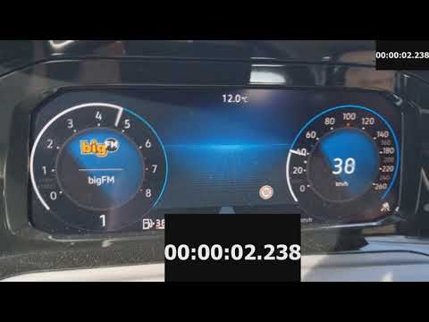 VW Golf 8 2.0 tdi vs 1.4 tsi 0-100 acceleration test