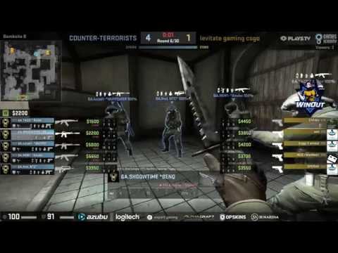 WinOut CS:GO Tournament - Levitate vs. Games Academy (Dust2) - Narração PT-BR