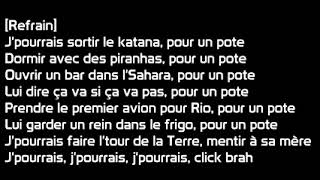 Bigflo &amp; Oli  -  Pour un pote (paroles)