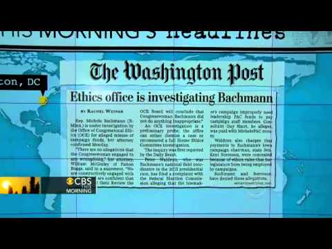 Headlines: Michele Bachmann under ethics investigation