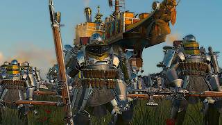 Empire vs Greenskins EPIC Battle! | Total War: Warhammer 3 MODDED Skins & Units Showcase