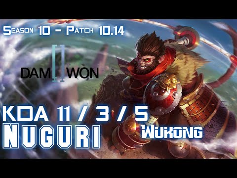 DWG Nuguri WUKONG vs JAX Top - Patch 10.14 KR Ranked