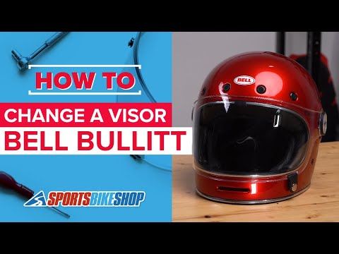 How to change a visor: Bell Bullitt motorcycle helmet