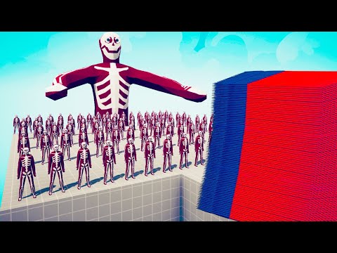 100x COLOSSAL TITAN + 1x GIANT vs EVERY GOD - Totally Accurate Battle Simulator TABS