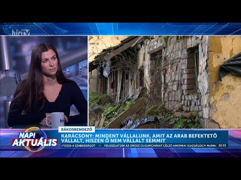 Napi aktuális - Szentkirályi Alexandra: Karácsony már próbálja ledobni magáról a felelősséget