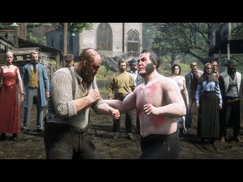 Tommy vs Welsh Fighter Fight Mod | NPC Fights | Red Dead Redemption 2