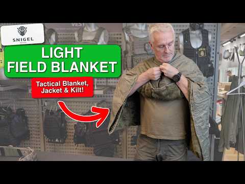 Snigel Light Field Blanket - By SnigelDesign Sweden - Tactical Protection again wind, rain and cold.