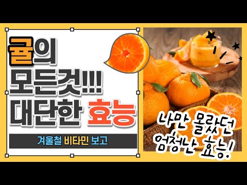 귤 껍질도 약이 된다? 감귤의 건강 비밀 대공개!