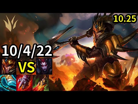Jarvan IV Jungle vs Elise - KR Master | Patch 10.25