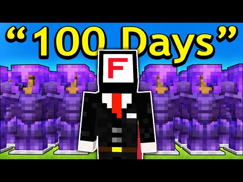 Fake 100 Days in Minecraft Be Like...