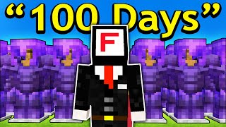 Fake 100 Days in Minecraft Be Like...