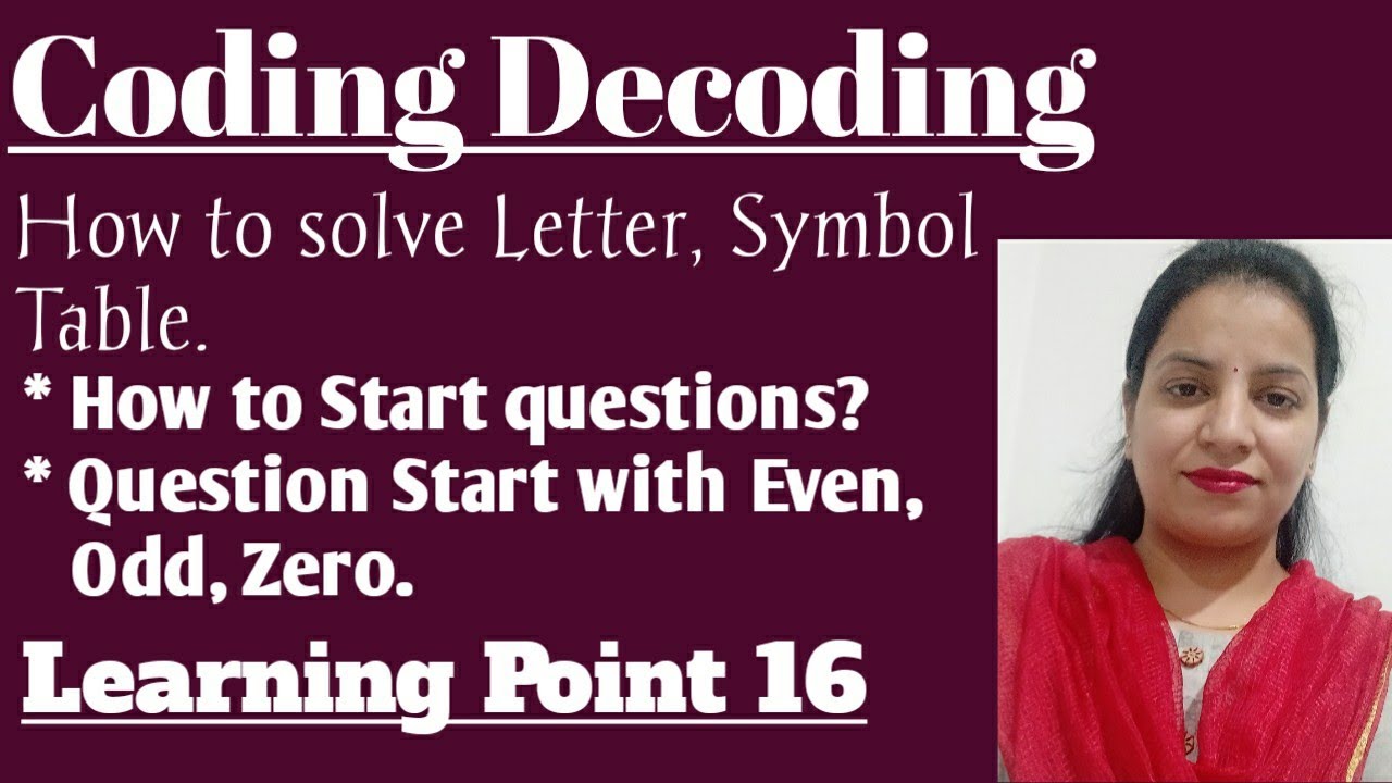Coding Decoding Questions based on Exams with Easy ways, How to Start, Tricks.