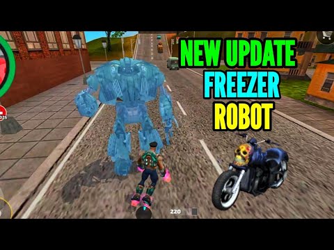new update freezer robot || rope hero vice town || pagal gamerz