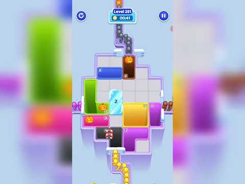 Hole jam puzzle level 281 Walkthrough Solution Gameplay Gamerstein