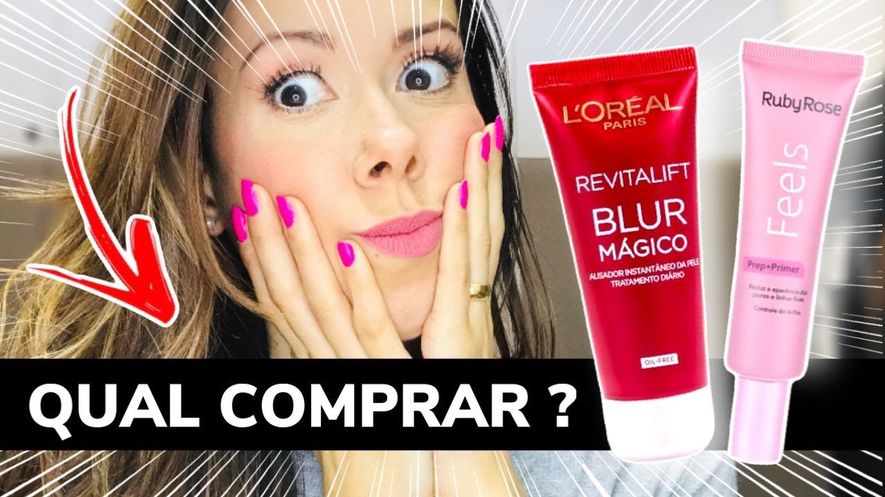Primer REVITALIFT BLUR MÁGICO LOREAL x FEELS RUBY ROSE | Qual Comprar 