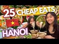2026 Hanoi Food Guide 25 Budget Eats W Prices Best Restaurants Cafes Vietnam Travel Vlog