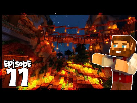 Fattoria Enderman FACILE [più EPICHE costruzioni di ponti]! | Minecraft 1.18 Survival Let's Play