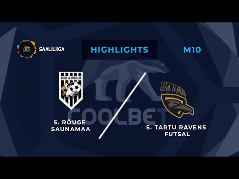 Rõuge Saunamaa - Tartu Ravens Futsal. Coolbet Saaliliiga. MD 10. Highlights