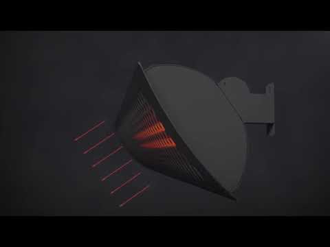 Bromic 4000W Tungsten Electric Heater | 208V Two Elements Black