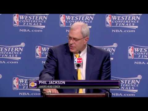 Postgame:Phil Jackson((playoffs 2010 west conference finals game 1)