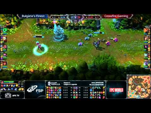 Game Ninja: LoL 5vs5 Bulgaria's Finest vs Crossfire Gaming