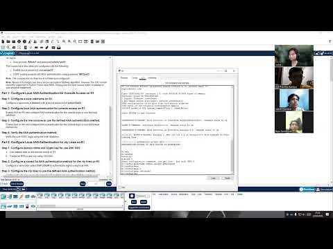 7.2.6 Packet Tracer - Configure Local AAA for Console and VTY Access (1)