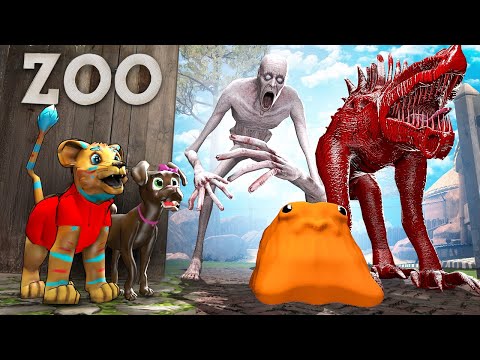 I found SCP MONSTERS in a ZOO... (Gmod Sandbox)