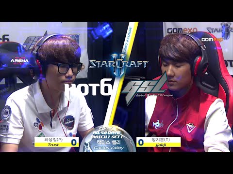 Trust vs jjakji PvT Code A Day 5 Match 1, 2015 HOT6 GSL Season 3   StarCraft 2