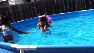 kids in the pool