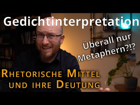 ALLES ist eine Metapher!? - Rhetorische Auffälligkeiten in Gedichten