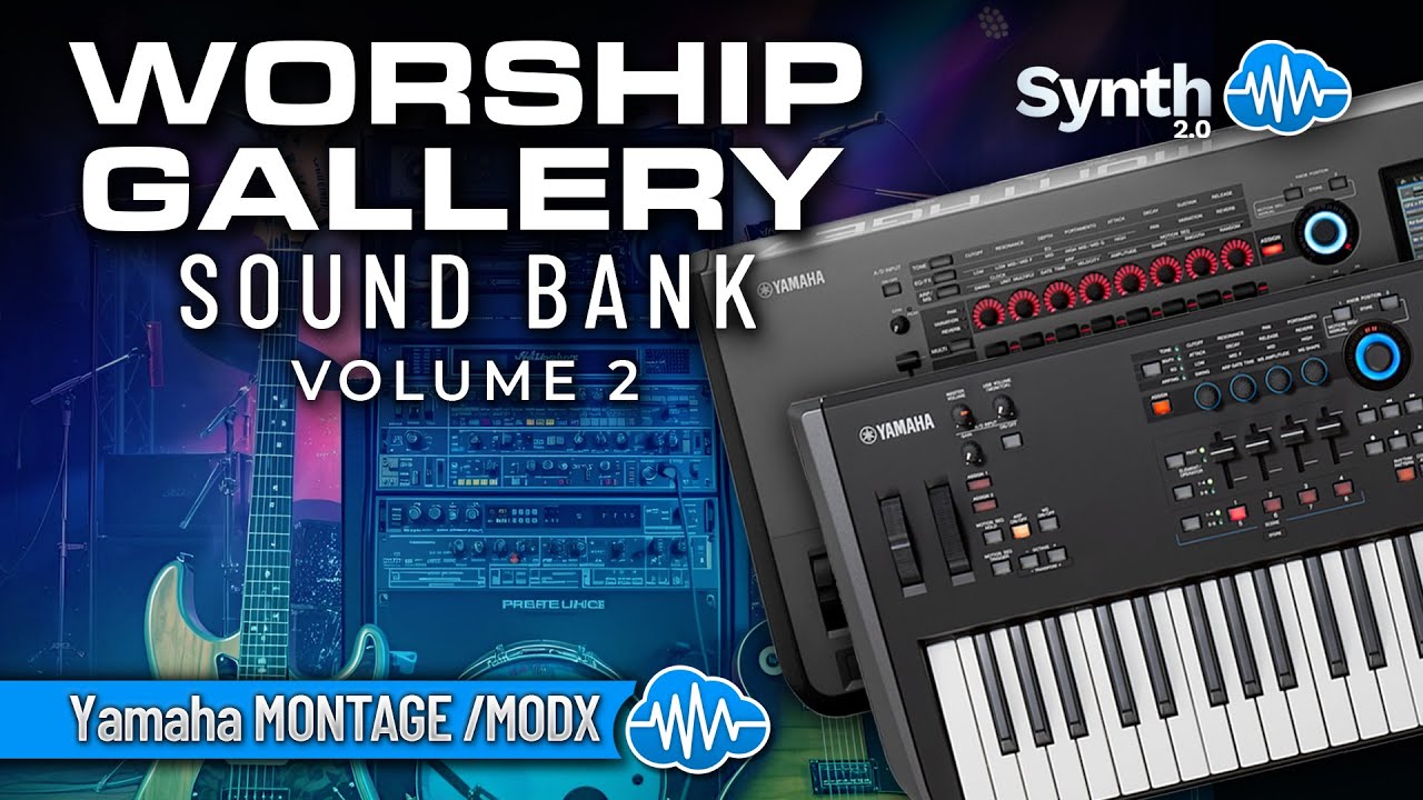 NRL017 - ( Bundle ) - Worship Gallery V1 + V2 - Yamaha MODX / PLUS / M - Video Preview 2