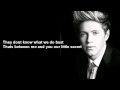 One Direction - They Don't Know About Us (lyrics ...