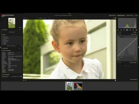 Darktable user request: backlit portraits