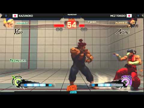 Kazunoko (Yun) vs Tokido (Akuma) - GAME STAR ASIA - TOP16 - #USF4