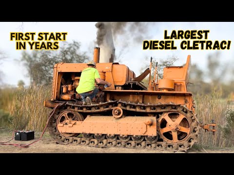 Will It Start? 1947 Cletrac FDE | Largest Diesel Cletrac Ever Built