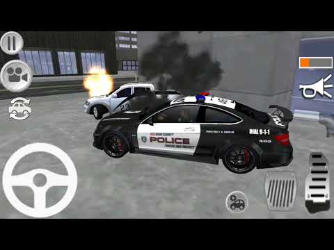 police car Mercedes S63 Driving - Hot pursuit Simulator 3D - Android gameplay