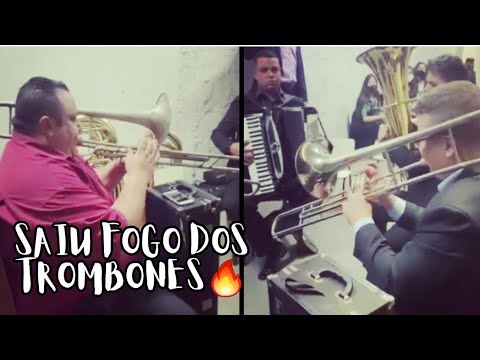 DUETO DE TROMBONE CHIQUE DEMAIS! TOCATA NOVO HORIZONTE!