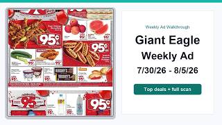 Giant Eagle Weekly Ad (7/30/26 - 8/5/26) Best Deals
