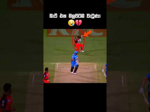 ඔලුවටම වැටුණා 😪💔 #zoromax #crickettalkviral #shortvideo #trend #reels