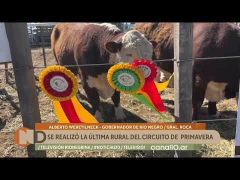 Roca: se realizó en Paso Córdoba la última Expo Rural del Circuito de Primavera