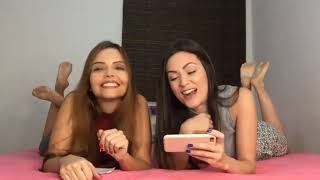Two best friends take a tickle challenge