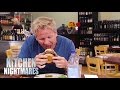 Gordon Can't get 'Cowboy' Burger in his Mouth - Kitchen Nightmares