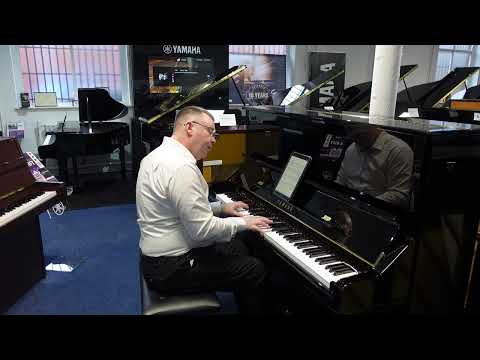 Yamaha U3 Upright Acoustic Piano | Polished Ebony | Rimmers Music "The Piano People"